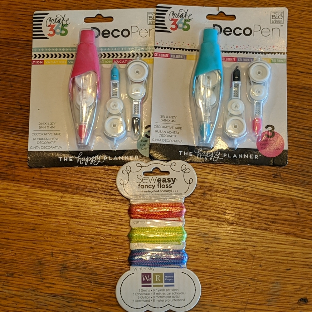 Decorative Tape and fancy floss